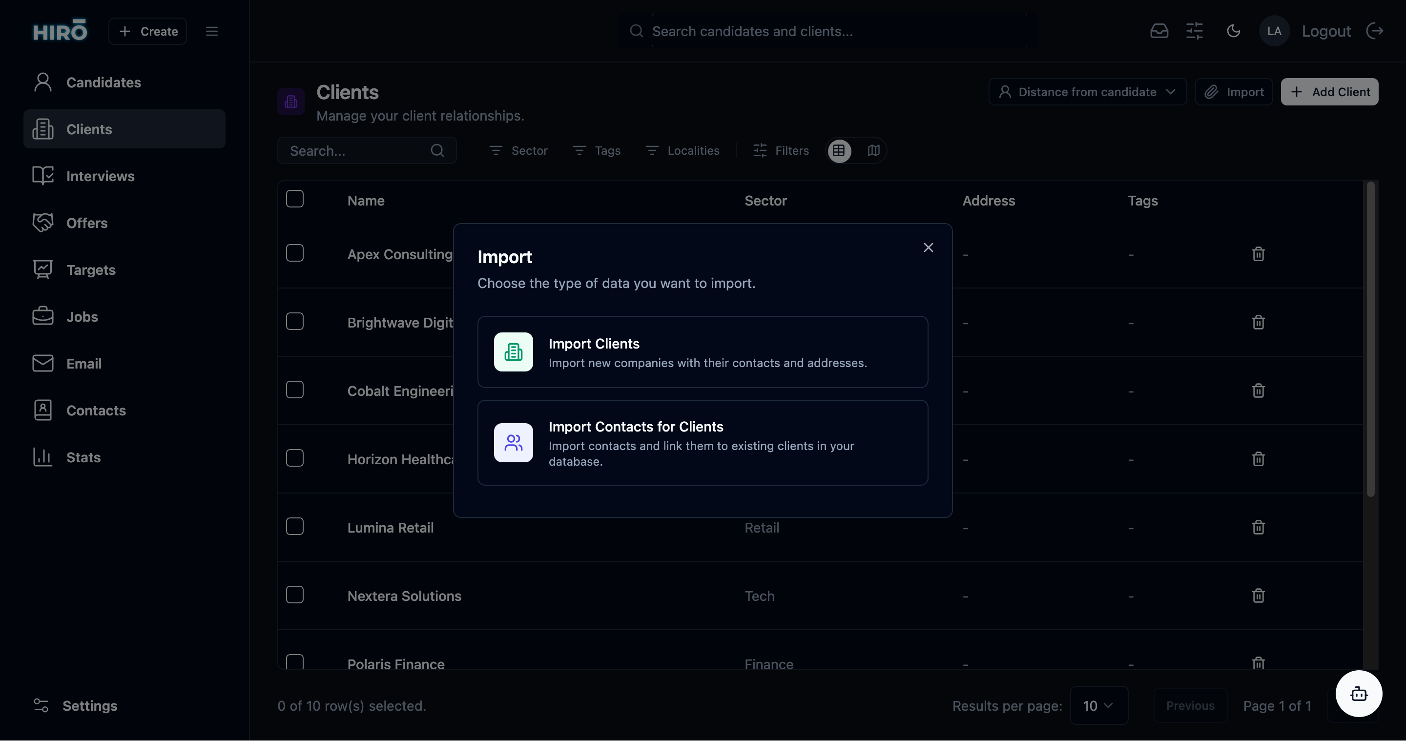 Import data without the mess